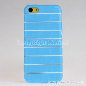 Ultra thin stripe tpu case for iphone 5c